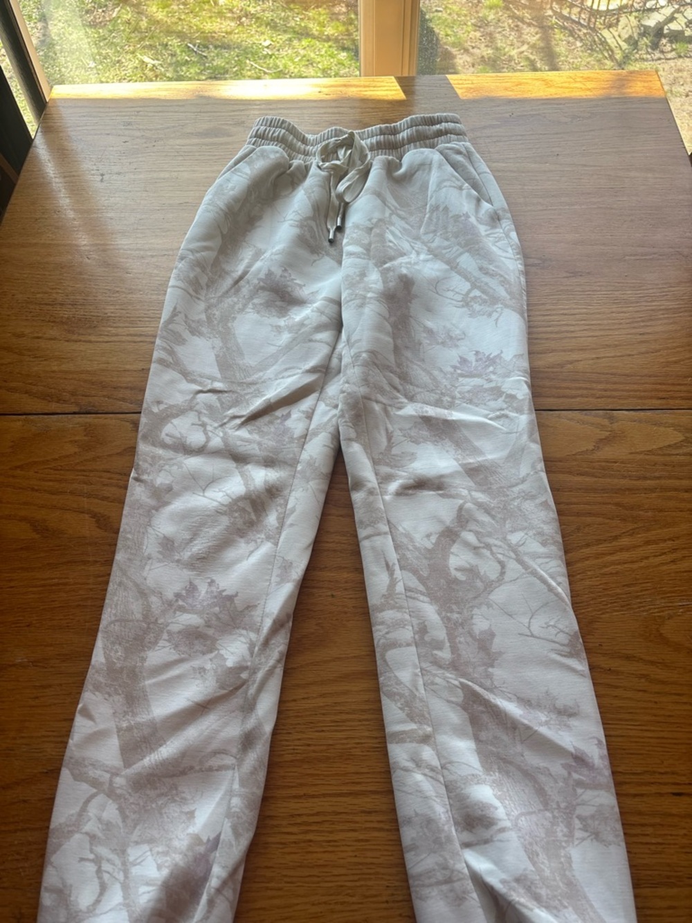 AS Revival White Camo Sweatpants Joggers Size XS